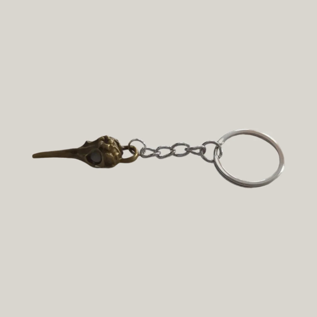 Keychain - Raven skull